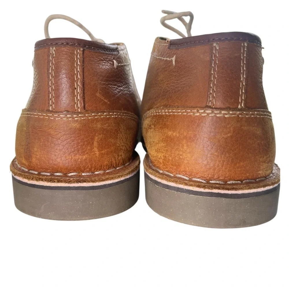 Kenneth Cole Reaction British Tan Desert Sun Distressed Chukka Boots Mens 11